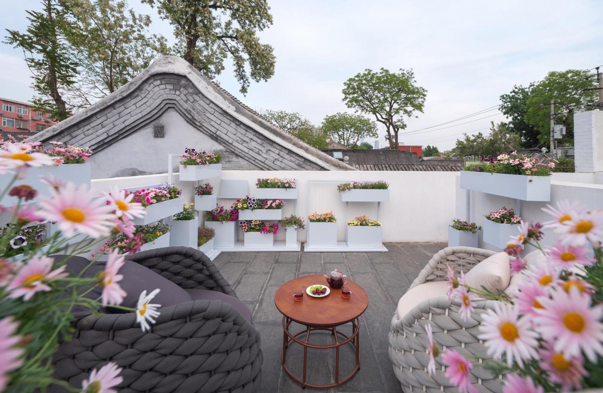 Xinxiang Yayuan Beijing Sihe Courtyard With Sky Garden Terrace Near Tiananmen Square Forbidden City Wangfujing Pedestrian Street And The Subway Εξωτερικό φωτογραφία