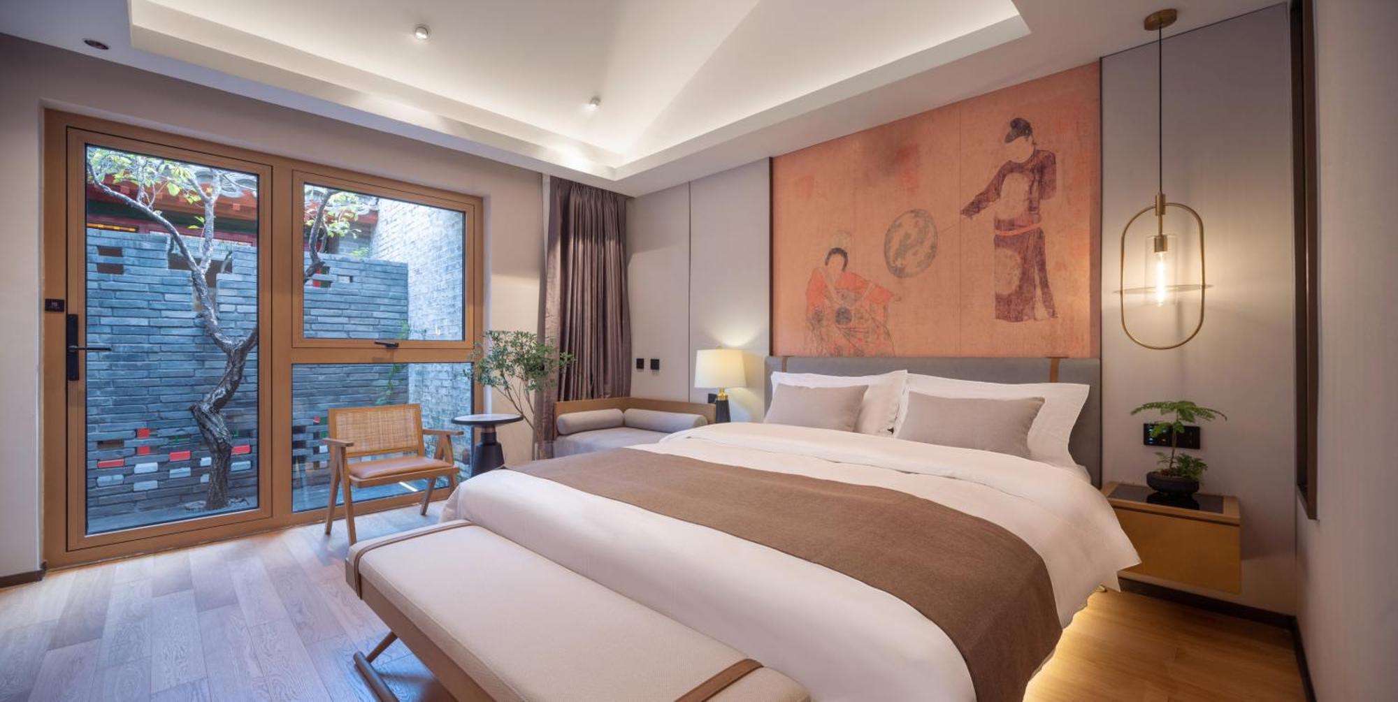 Xinxiang Yayuan Beijing Sihe Courtyard With Sky Garden Terrace Near Tiananmen Square Forbidden City Wangfujing Pedestrian Street And The Subway Εξωτερικό φωτογραφία