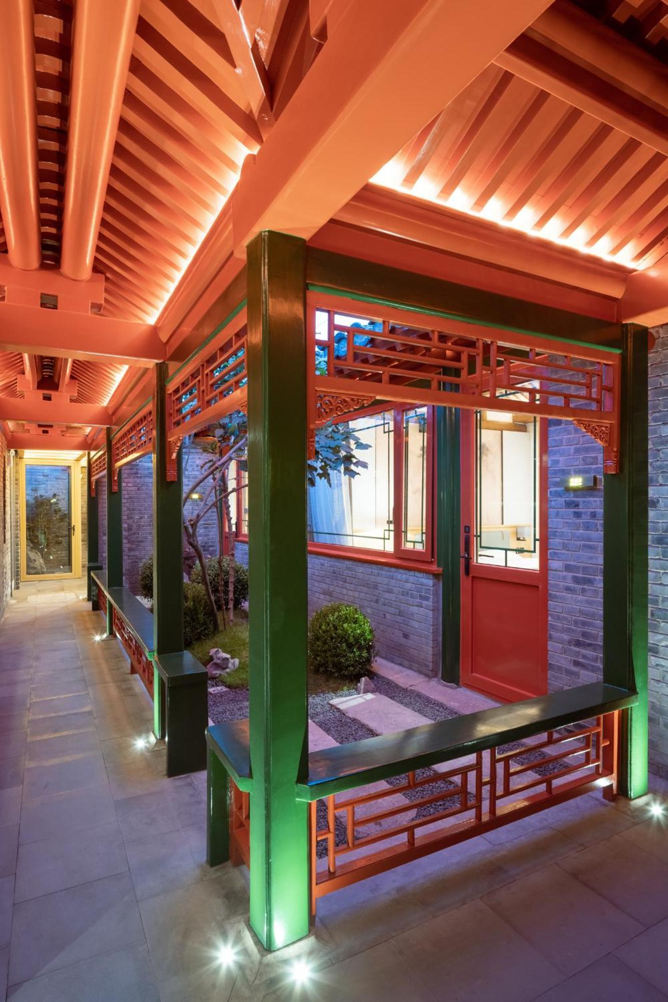 Xinxiang Yayuan Beijing Sihe Courtyard With Sky Garden Terrace Near Tiananmen Square Forbidden City Wangfujing Pedestrian Street And The Subway Εξωτερικό φωτογραφία