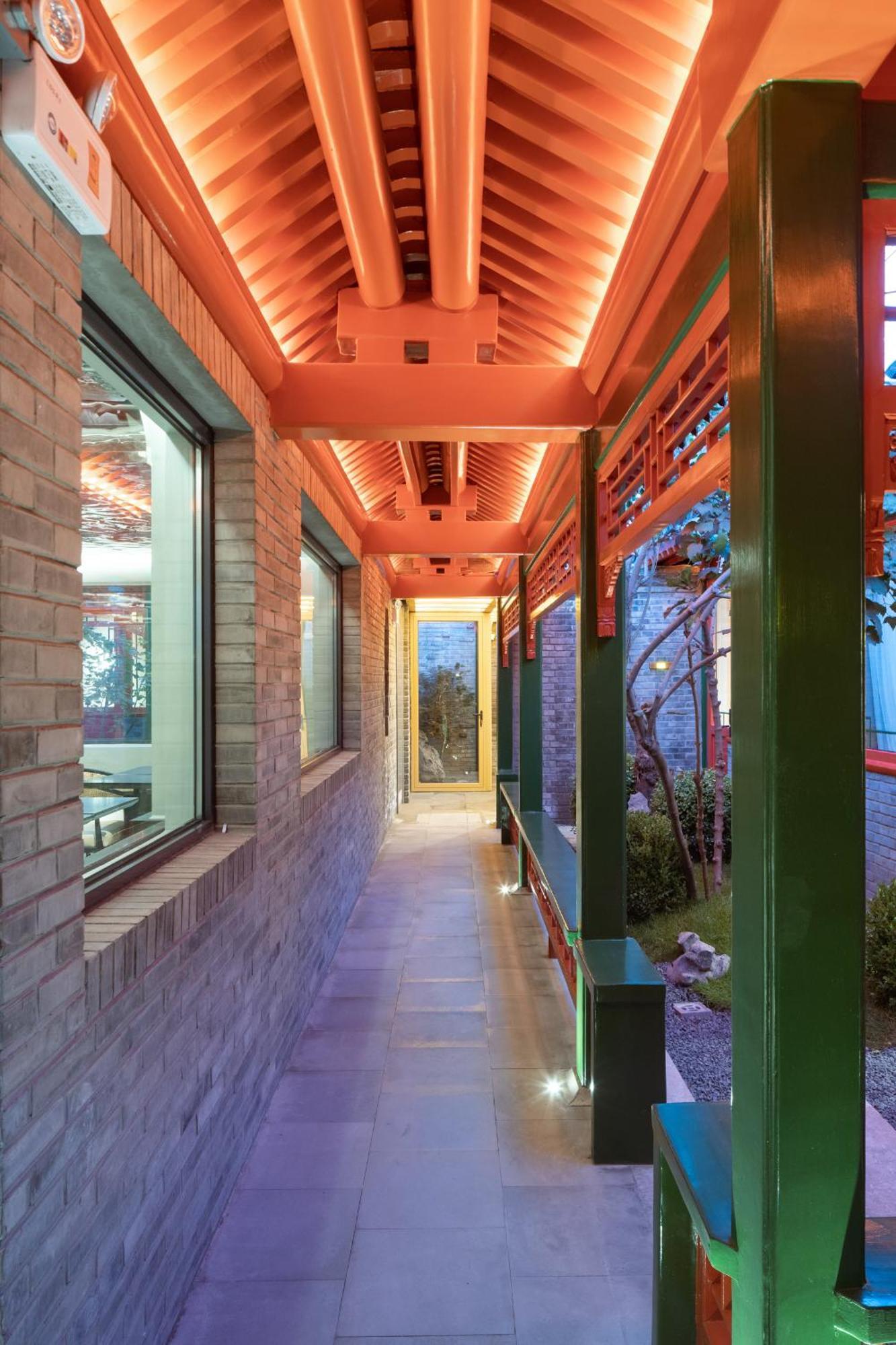 Xinxiang Yayuan Beijing Sihe Courtyard With Sky Garden Terrace Near Tiananmen Square Forbidden City Wangfujing Pedestrian Street And The Subway Εξωτερικό φωτογραφία