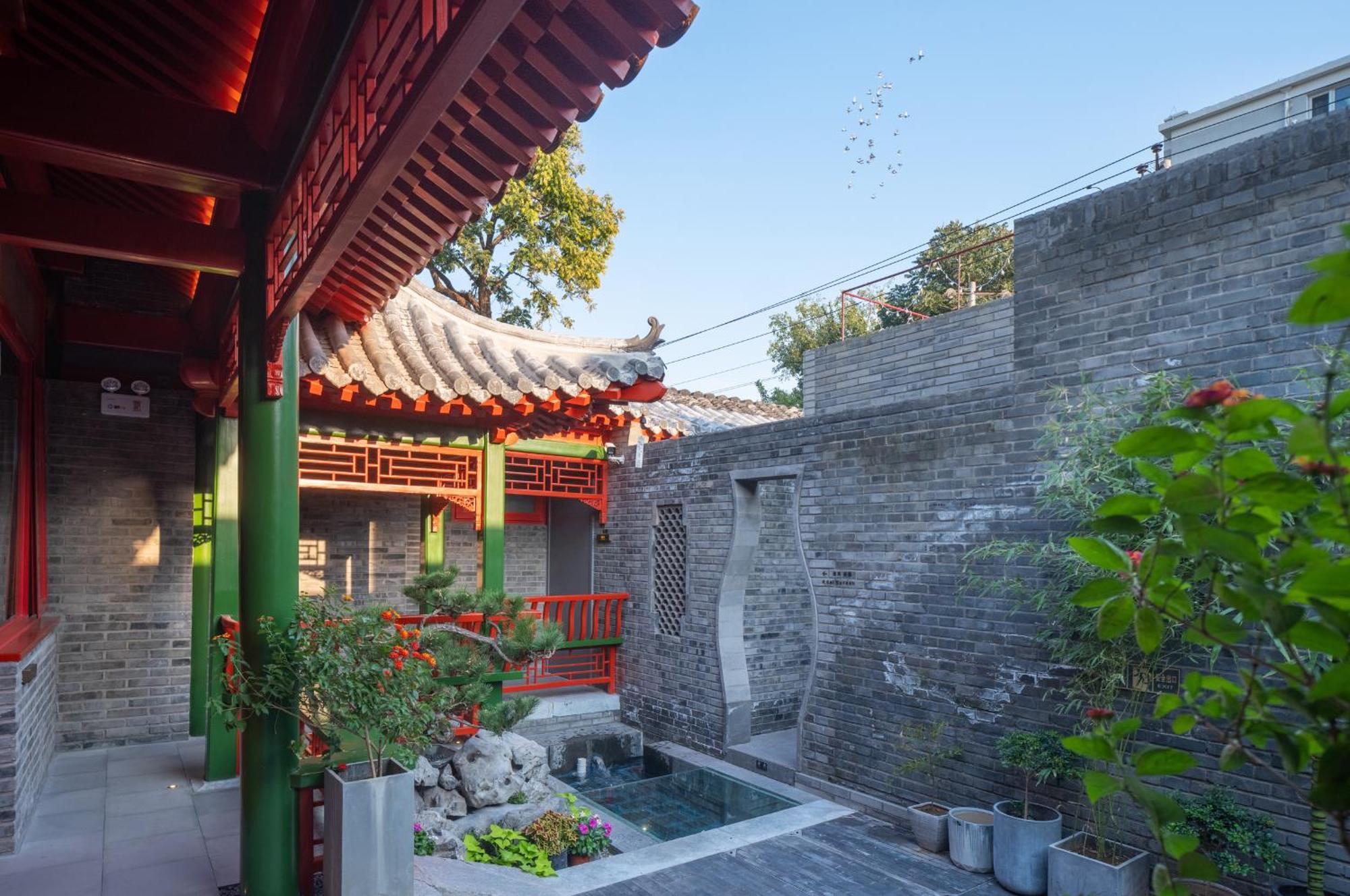 Xinxiang Yayuan Beijing Sihe Courtyard With Sky Garden Terrace Near Tiananmen Square Forbidden City Wangfujing Pedestrian Street And The Subway Εξωτερικό φωτογραφία