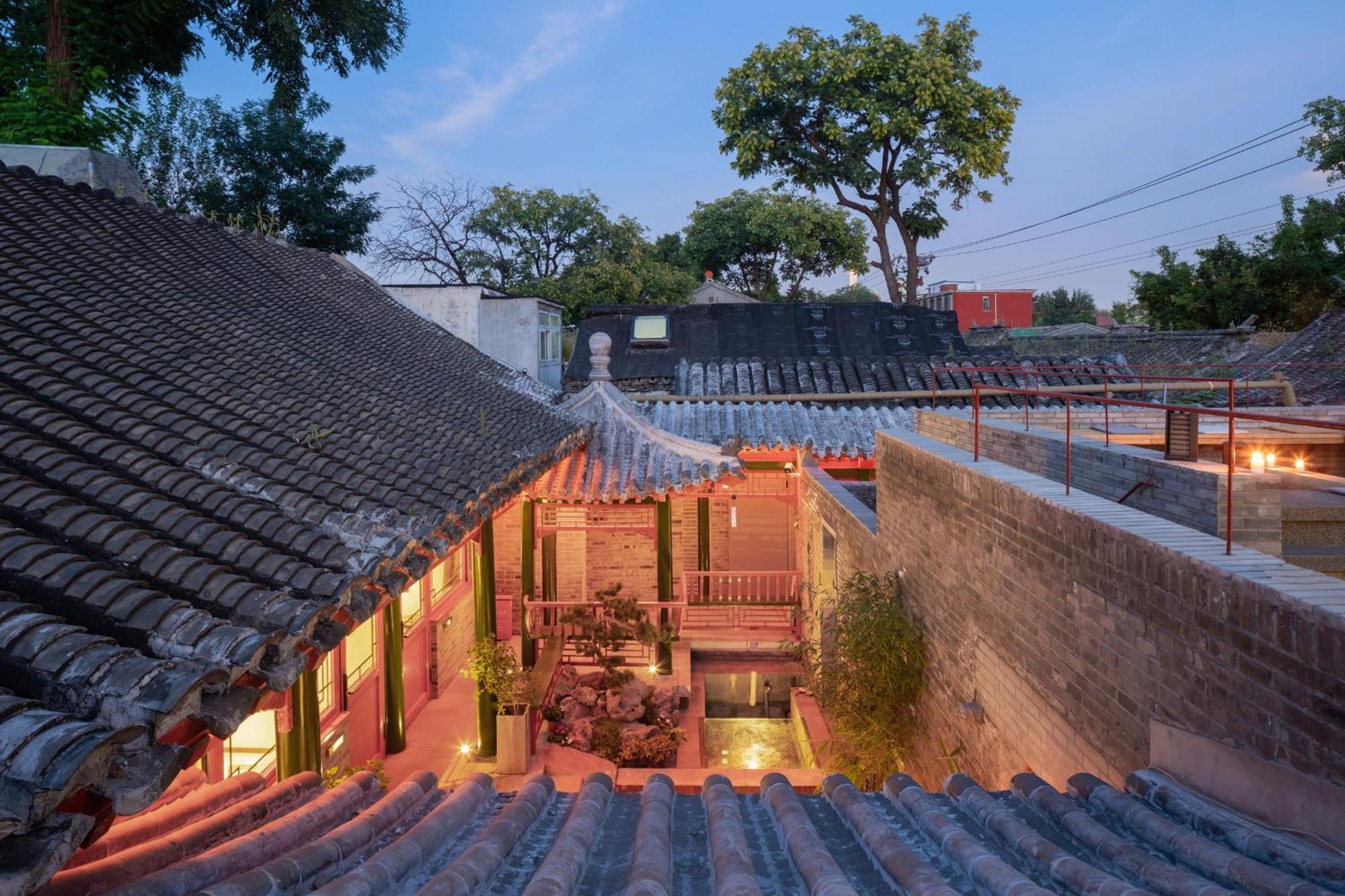 Xinxiang Yayuan Beijing Sihe Courtyard With Sky Garden Terrace Near Tiananmen Square Forbidden City Wangfujing Pedestrian Street And The Subway Εξωτερικό φωτογραφία