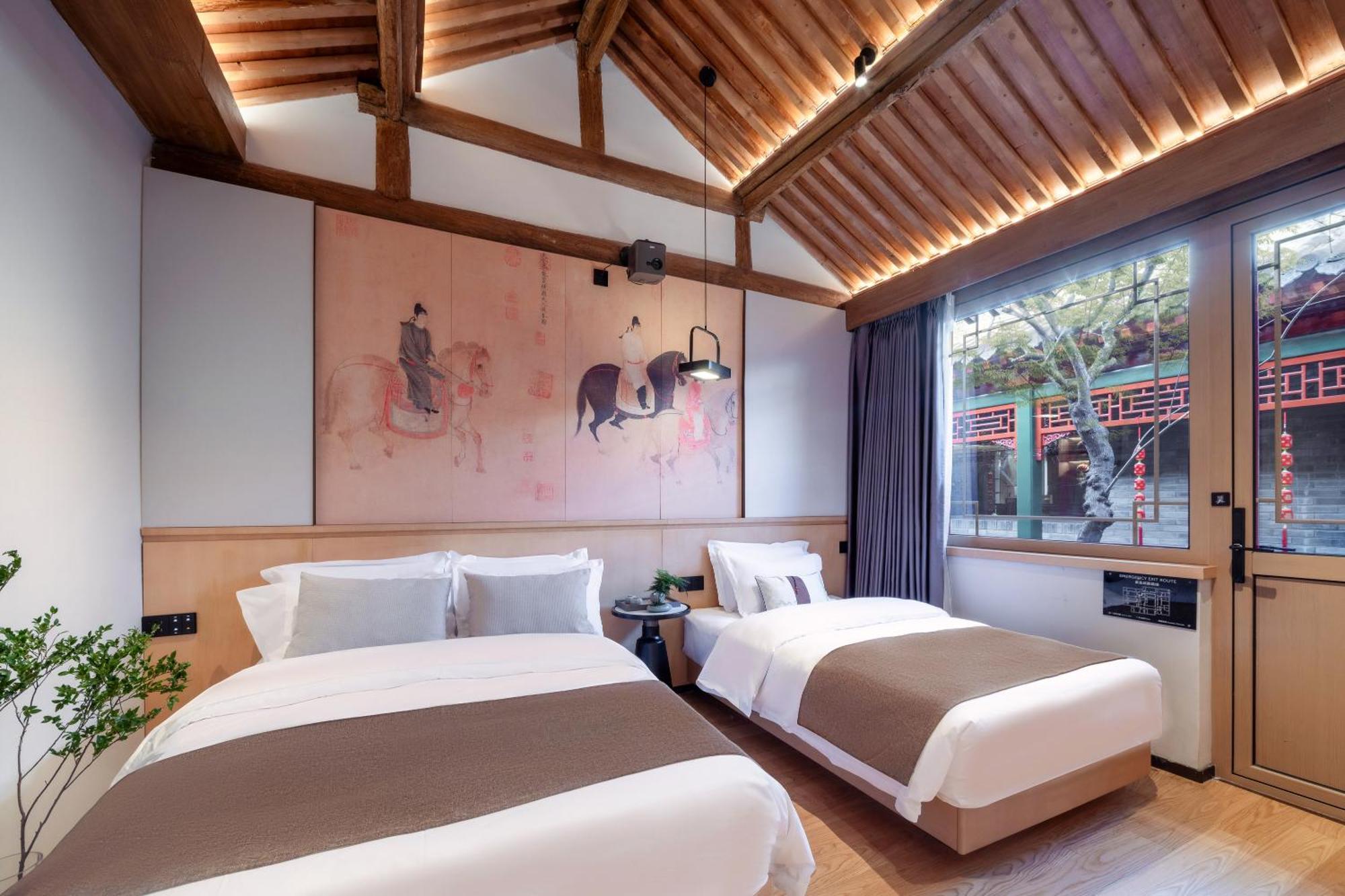 Xinxiang Yayuan Beijing Sihe Courtyard With Sky Garden Terrace Near Tiananmen Square Forbidden City Wangfujing Pedestrian Street And The Subway Εξωτερικό φωτογραφία